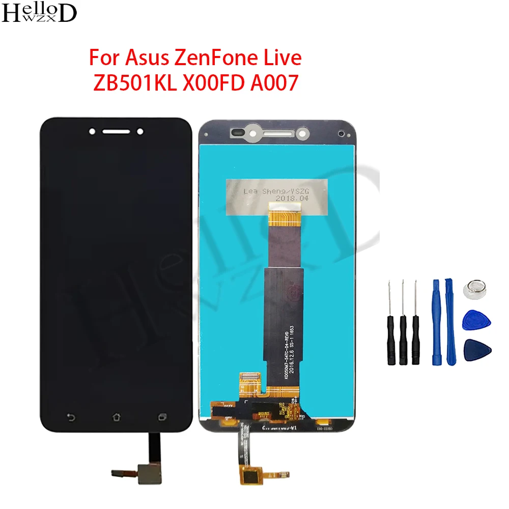 Высококачественный ЖК-экран для Asus ZenFone Live ZB501KL X00FD A007 ЖК-дисплей сенсорный экран дигитайзер в сборе запасные части 
Высококачественный ЖК-экран для Asus ZenFone Live ZB501KL X00FD A007 ЖК-дисплей сенсорный экран дигитайзер в сборе запасные части