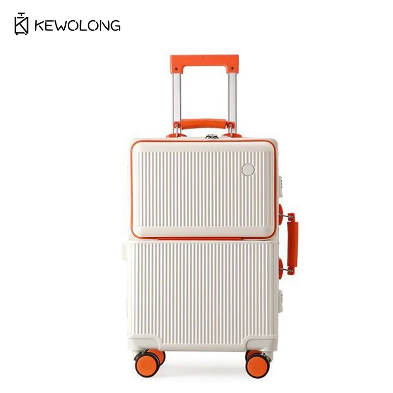 20/24/28 Inch Front Opening Carry On Luggage, Large Capacity Spinner Suitcase with Lock, Business Travel Trolley
20/24/28 Inch Front Opening Carry On Luggage, Large Capacity Spinner Suitcase with Lock, Business Travel Trolley