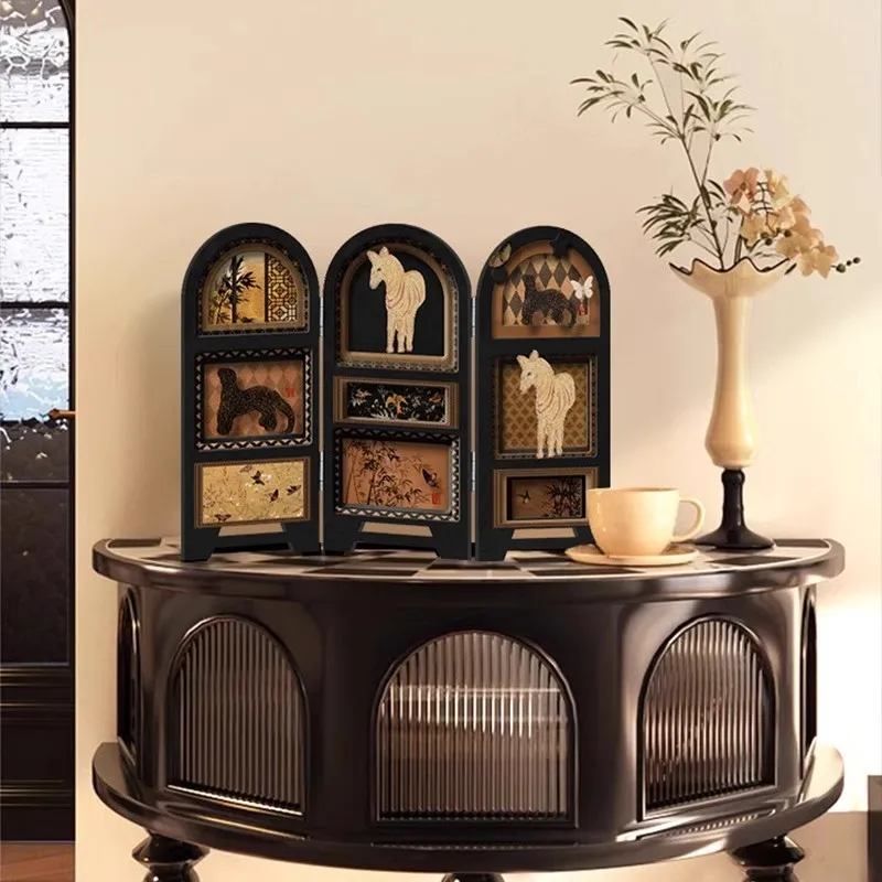 Vintage Desktop Screen Decor Retro French Style Mini Ornament for Living Room TV Cabinet Entryway
Vintage Desktop Screen Decor Retro French Style Mini Ornament for Living Room TV Cabinet Entryway