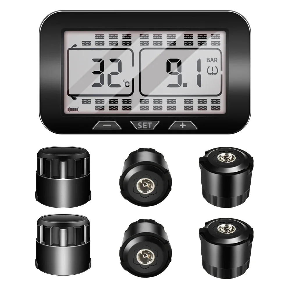 Trailer TPMS Solar Wireless Tire Pressure Monitor TPMS Tire Pressure Monitoring System Tire Pressure Sensor For Container Trucks
Trailer TPMS Solar Wireless Tire Pressure Monitor TPMS Tire Pressure Monitoring System Tire Pressure Sensor For Container Trucks