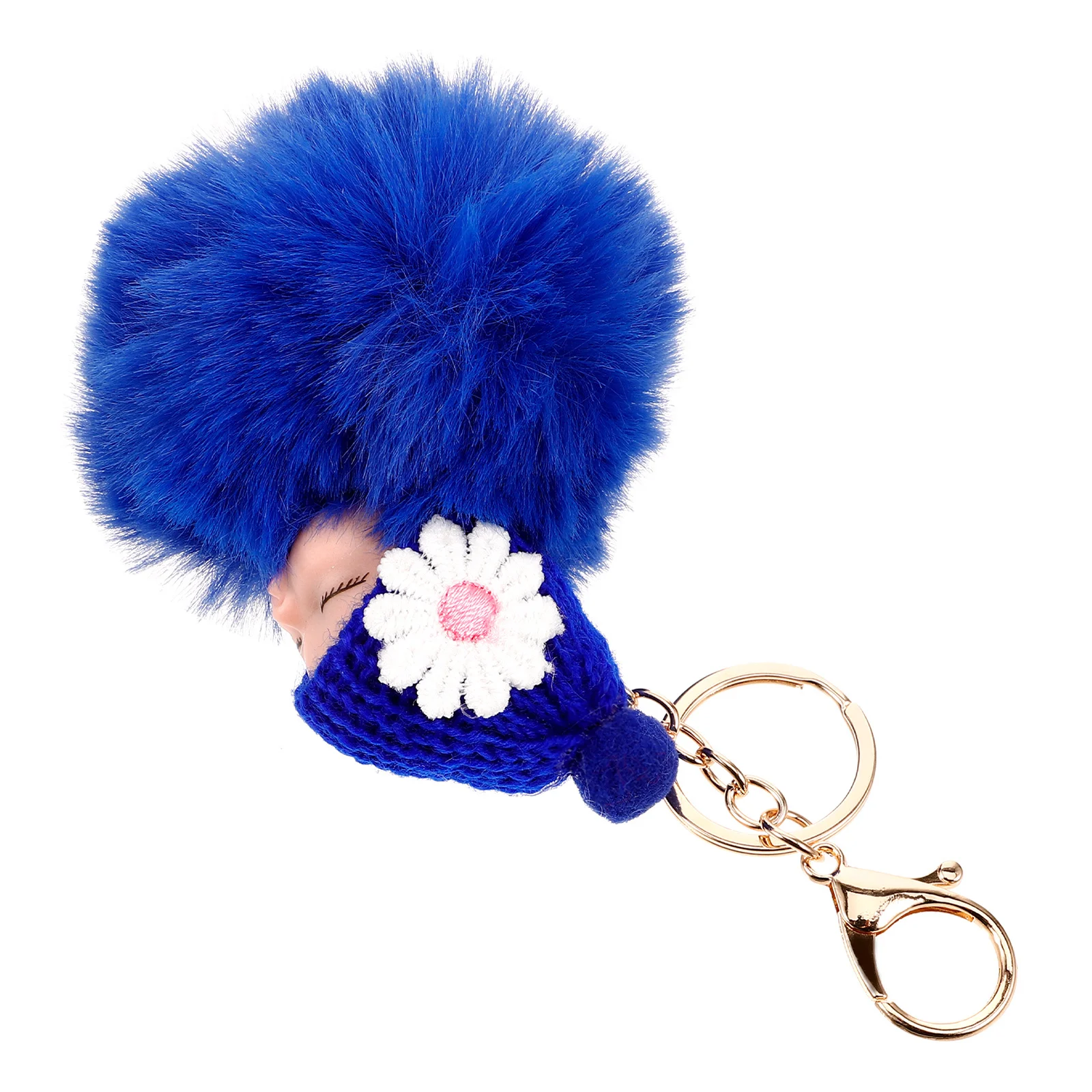Pompom Keychain Cute Soft Key Ring Pendant For Pom Key Chain Handbag Car Keys Christmas Halloween Gift Royal Blue
Pompom Keychain Cute Soft Key Ring Pendant For Pom Key Chain Handbag Car Keys Christmas Halloween Gift Royal Blue
