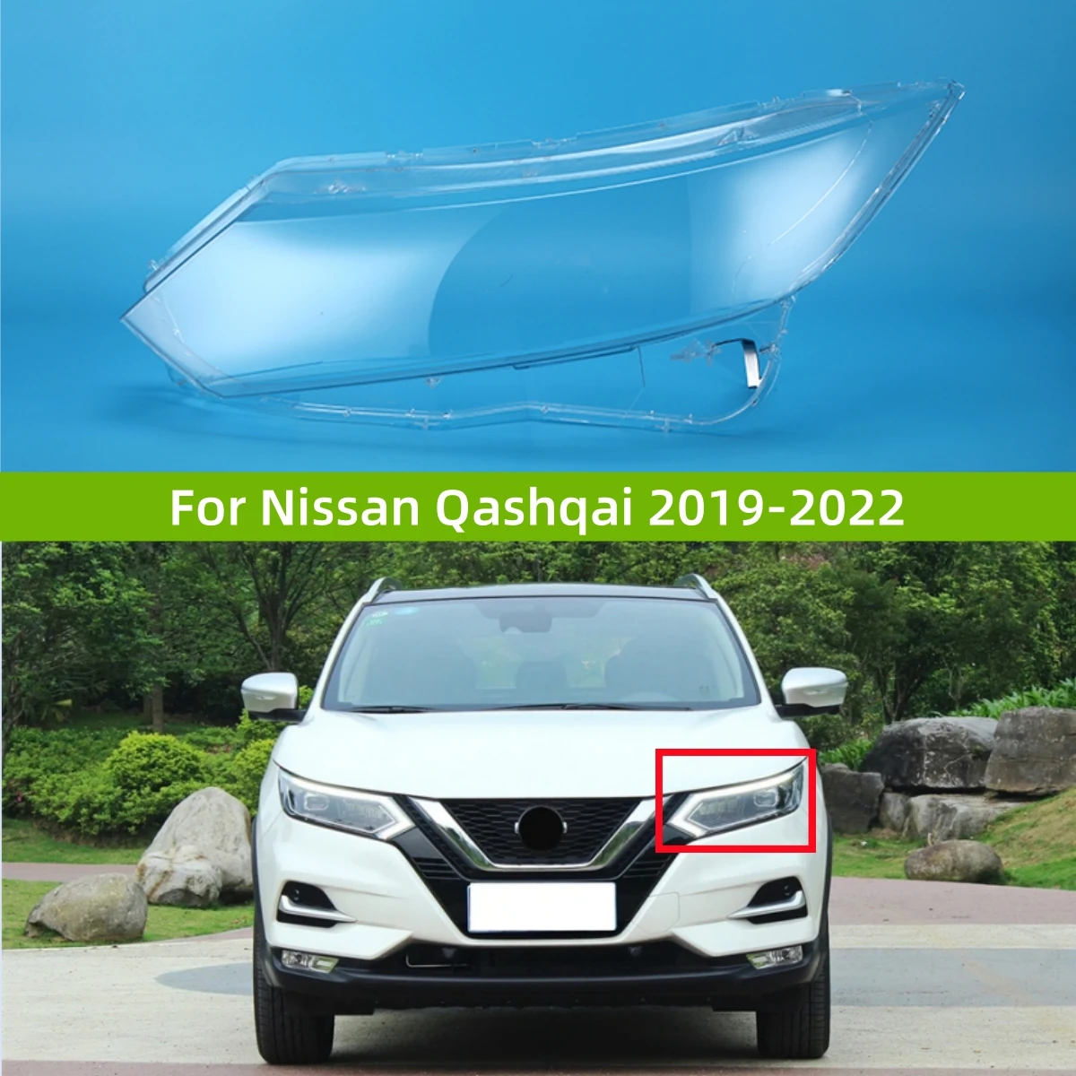 For Nissan Qashqai 2019 2020 2021 2022 Car Accesorries Head Lampe Cover Replace The Original Lampshade
For Nissan Qashqai 2019 2020 2021 2022 Car Accesorries Head Lampe Cover Replace The Original Lampshade