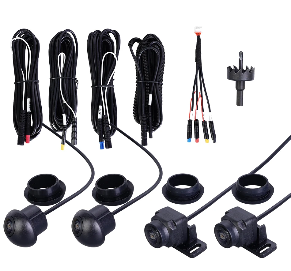NEW 360° Panoramic Camera 1080P HD Rear / Front / Left / Right 360 Panoramic Accessories for Car android Radio
NEW 360° Panoramic Camera 1080P HD Rear / Front / Left / Right 360 Panoramic Accessories for Car android Radio