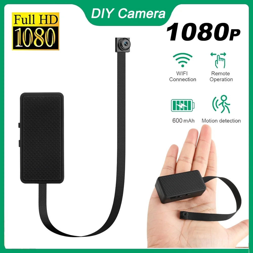 HD 1080P Wi-Fi мини-камера DIY модуль домашняя камера безопасности для широкоугольной сигнализации обнаружения движения и поддержки записи телефонного приложения
HD 1080P Wi-Fi мини-камера DIY модуль домашняя камера безопасности для широкоугольной сигнализации обнаружения движения и поддержки записи телефонного приложения