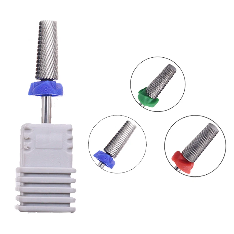 Silver Flat 2way 5 in 1 Tapered Safety Carbide Nail Drill Bits rotary grinding Carbide Milling Cutter For Manicure Remove Gel
Silver Flat 2way 5 in 1 Tapered Safety Carbide Nail Drill Bits rotary grinding Carbide Milling Cutter For Manicure Remove Gel