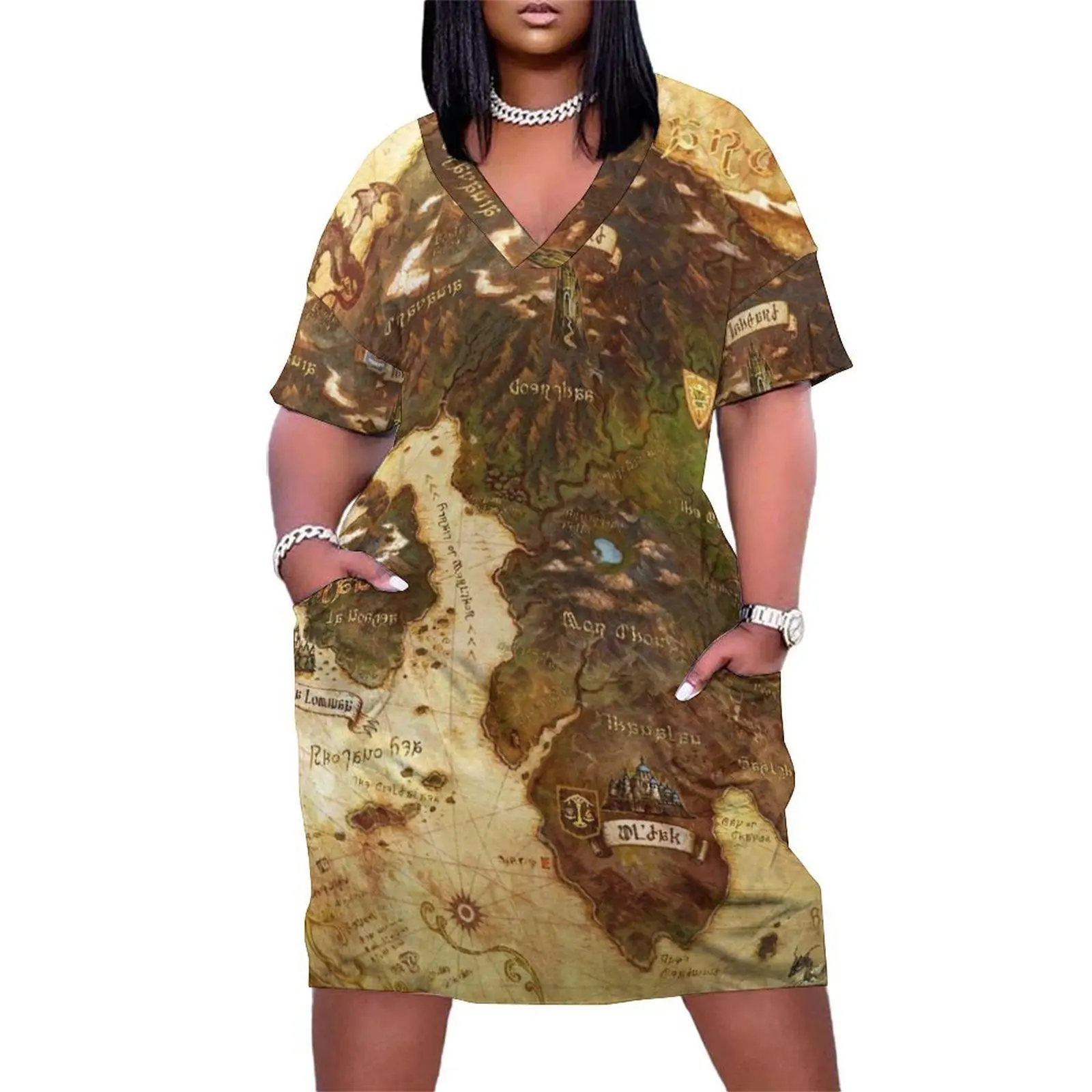 Eorzea FFXIV Map Loose Pocket Dress dresses korean style women dresses dress for woman
Eorzea FFXIV Map Loose Pocket Dress dresses korean style women dresses dress for woman