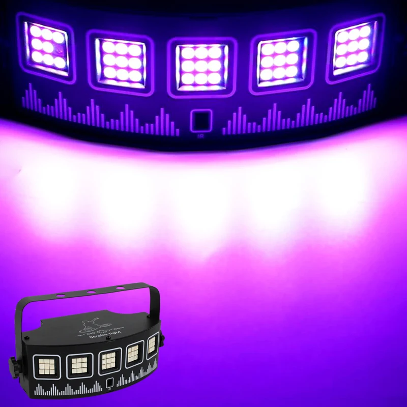 HCWE LED RGB Disco USB Strobe Light Party Holiday Christmas Music Club Bar Sound Activated Flash Gradient Stage Lighting Effect
HCWE LED RGB Disco USB Strobe Light Party Holiday Christmas Music Club Bar Sound Activated Flash Gradient Stage Lighting Effect