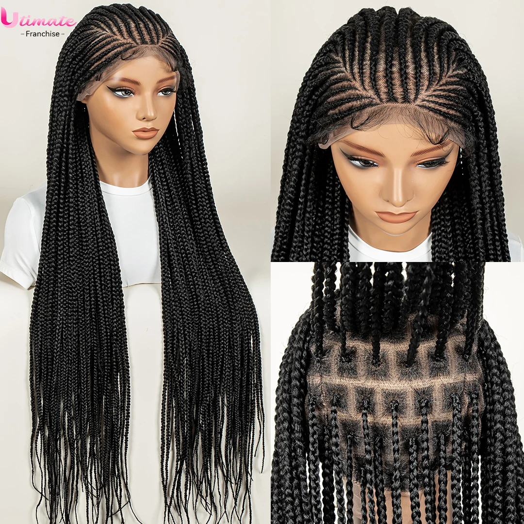 Box Braids Wigs Cornrow Синтетический парик для плетения волос с детскими волосами 36 дюймов Полный кружевной парик подходит для чернокожих женщин Cornrow Полностью плетеный парик
Box Braids Wigs Cornrow Синтетический парик для плетения волос с детскими волосами 36 дюймов Полный кружевной парик подходит для чернокожих женщин Cornrow Полностью плетеный парик
