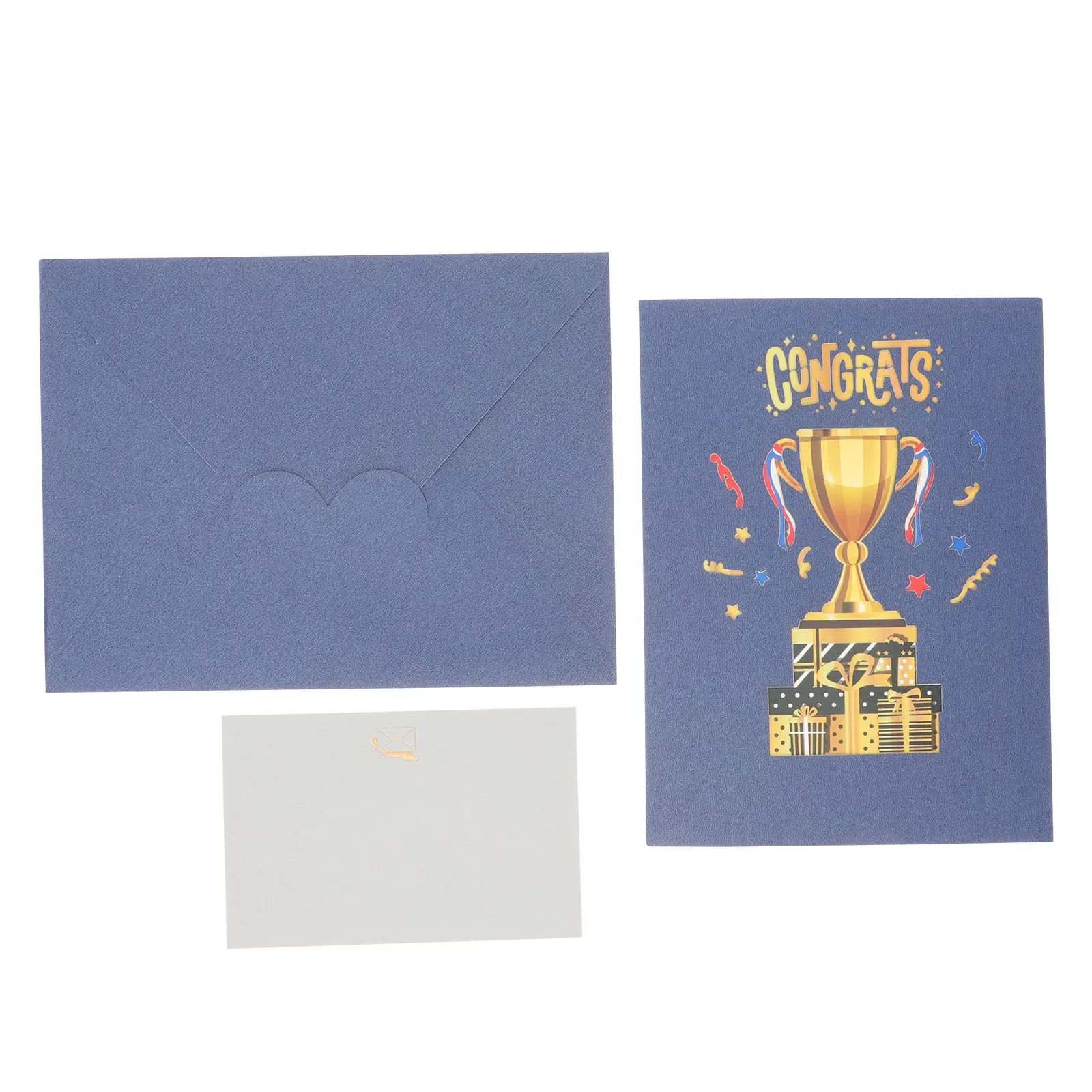 Creative 3D Graduation Cards Lightweight Portable Elegant Pop-Up 'Congrats' Inside Realistic Three-Dimensional Design Decorative
Creative 3D Graduation Cards Lightweight Portable Elegant Pop-Up 'Congrats' Inside Realistic Three-Dimensional Design Decorative