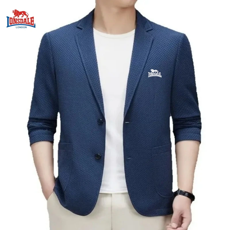 New spring and summer high-quality hollow out sunscreen suit top for men, fashionable business casual long sleeved top
New spring and summer high-quality hollow out sunscreen suit top for men, fashionable business casual long sleeved top