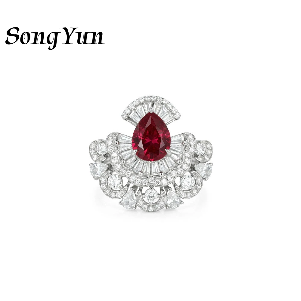SongYun Jewelry 925 Sterling Silver Ring 5A CZ Gemstones HCD Gemstones Luxury Shiny Trendy 925 Sterling Silver Ring Accessories
SongYun Jewelry 925 Sterling Silver Ring 5A CZ Gemstones HCD Gemstones Luxury Shiny Trendy 925 Sterling Silver Ring Accessories