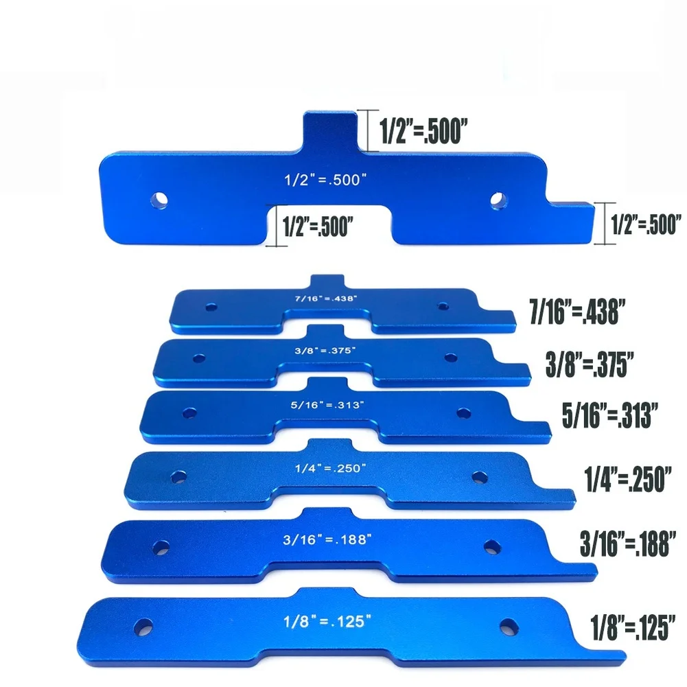 7pcs Woodworking Milling Cutter Measuring Block Milling Machine Adjusting Rod Height Gauge Milling Tool Gauge Block Gauging Tool
7pcs Woodworking Milling Cutter Measuring Block Milling Machine Adjusting Rod Height Gauge Milling Tool Gauge Block Gauging Tool