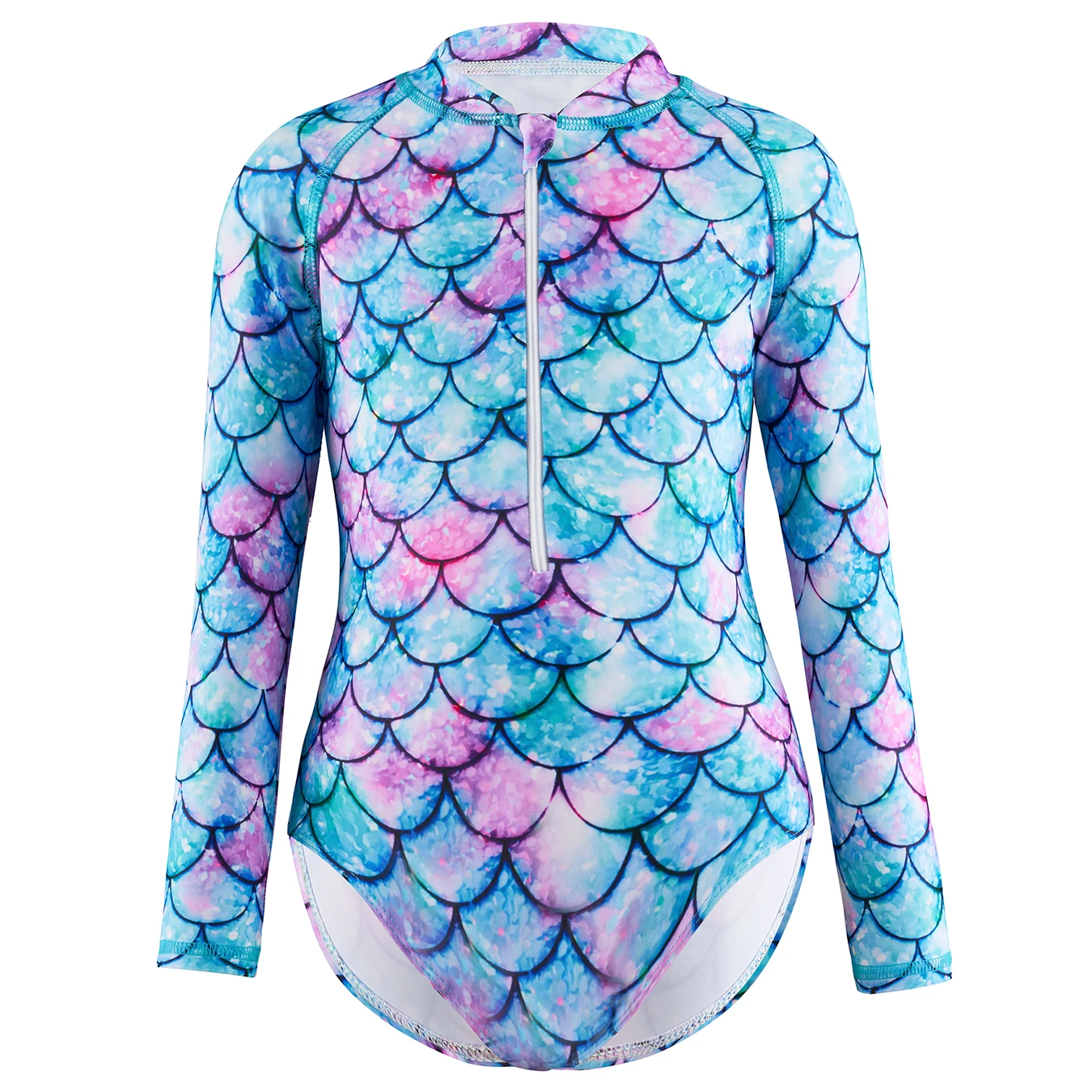 Long Sleeve Swimwear Kids Girl All-Over Mermaid Scale Print Swimming Suit Beach Pool Summer 2025 Blue Swimsuit Bikini Cut Bottom
Long Sleeve Swimwear Kids Girl All-Over Mermaid Scale Print Swimming Suit Beach Pool Summer 2025 Blue Swimsuit Bikini Cut Bottom