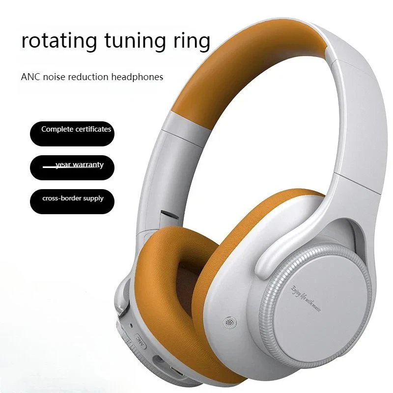 Rotary Volume Knob ANC Active Noise Cancelling Over-Ear Wireless Bluetooth6.0 Headphones Head Mounted Foldable Headset With Mic
Rotary Volume Knob ANC Active Noise Cancelling Over-Ear Wireless Bluetooth6.0 Headphones Head Mounted Foldable Headset With Mic