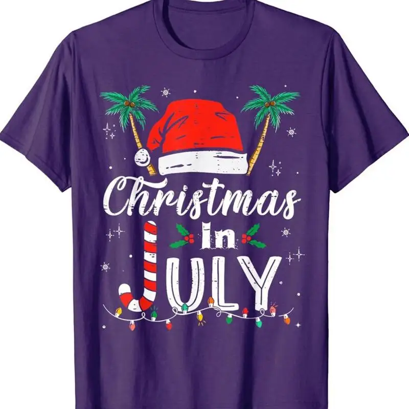 Christmas In July Santa Hat Funny Xmas Summer T Shirt
Christmas In July Santa Hat Funny Xmas Summer T Shirt