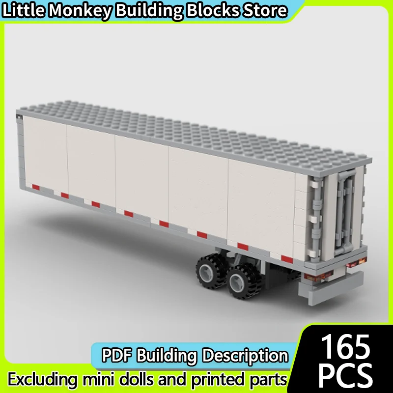 City Car Model MOC Building Bricks Classic Dry Van Semi-Trailer Modular Technology Children Holiday Gifts Assemble Toys Suit
City Car Model MOC Building Bricks Classic Dry Van Semi-Trailer Modular Technology Children Holiday Gifts Assemble Toys Suit