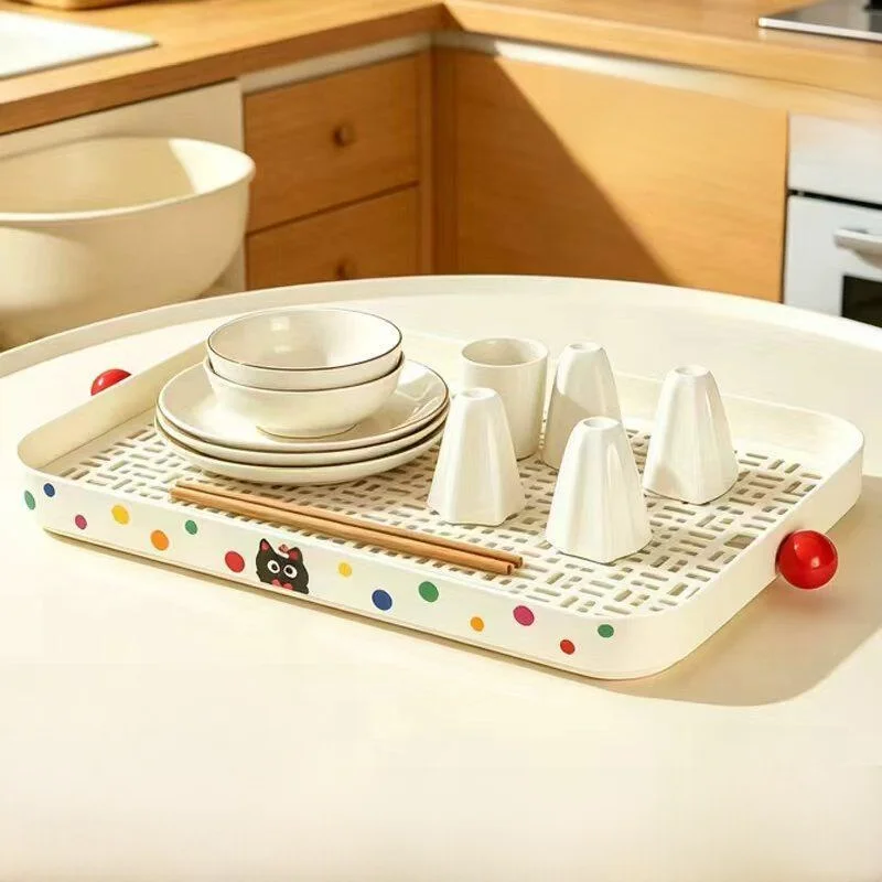 Double Layer Drain Rack Cute Cup Plate Storage Holder Kitchen Utensils Organizer High Aesthetic Value Home Use Dish Drainer
Double Layer Drain Rack Cute Cup Plate Storage Holder Kitchen Utensils Organizer High Aesthetic Value Home Use Dish Drainer