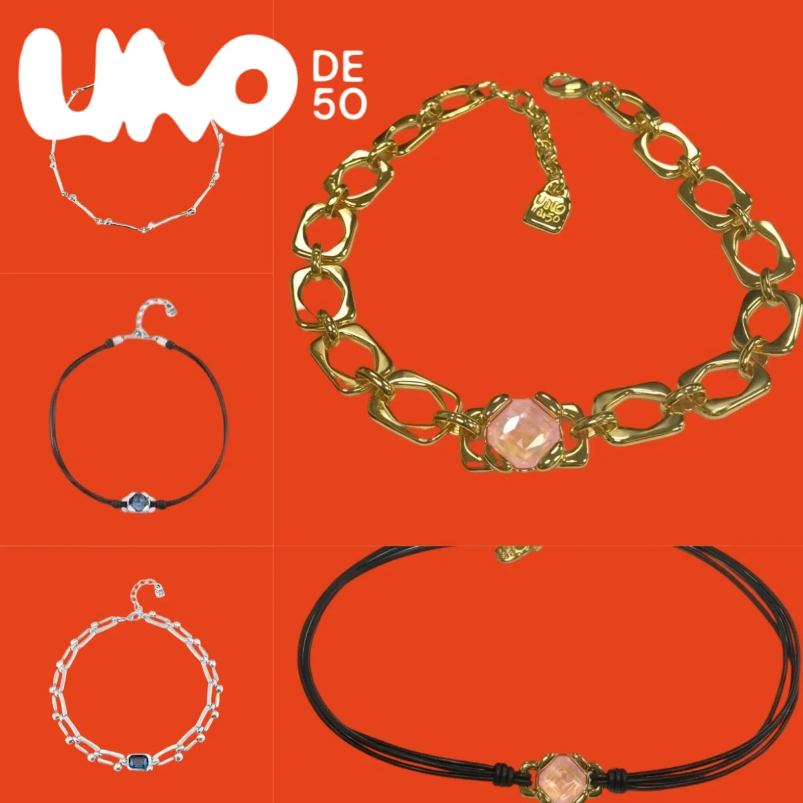 Premium 2025 UNOde50 Necklace | 24K Silver & Gold High-End Fashion | Discounted Price for Effortless Sophistication
Premium 2025 UNOde50 Necklace | 24K Silver & Gold High-End Fashion | Discounted Price for Effortless Sophistication