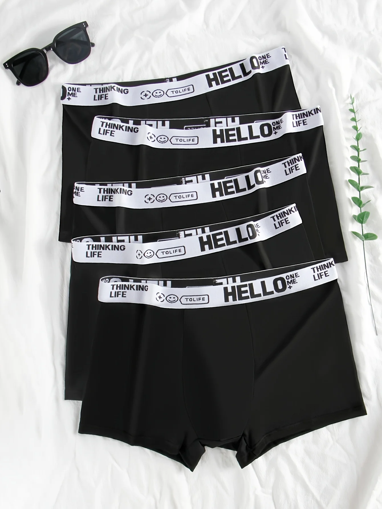 5 шт. мужские трусы-боксеры, модное нижнее белье больших размеров с буквенным принтом, удобные дышащие эластичные повседневные шорты для мужчин
5 шт. мужские трусы-боксеры, модное нижнее белье больших размеров с буквенным принтом, удобные дышащие эластичные повседневные шорты для мужчин