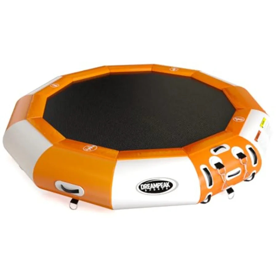 Water Trampoline for Lake: Heavy Duty Inflatable Bouncer in Blue, Includes Electric Pump Rope Ladder, Floating Swim Platform fo
Water Trampoline for Lake: Heavy Duty Inflatable Bouncer in Blue, Includes Electric Pump Rope Ladder, Floating Swim Platform fo