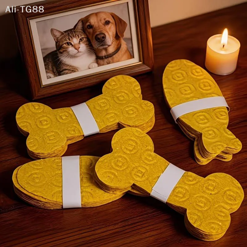 VeraCove Pet Memorial Joss Paper Yellow Fish-Shaped Ceremonial Money Notes Dog & Cat Memorial Keepsakes Pet Loss Tokens
VeraCove Pet Memorial Joss Paper Yellow Fish-Shaped Ceremonial Money Notes Dog & Cat Memorial Keepsakes Pet Loss Tokens