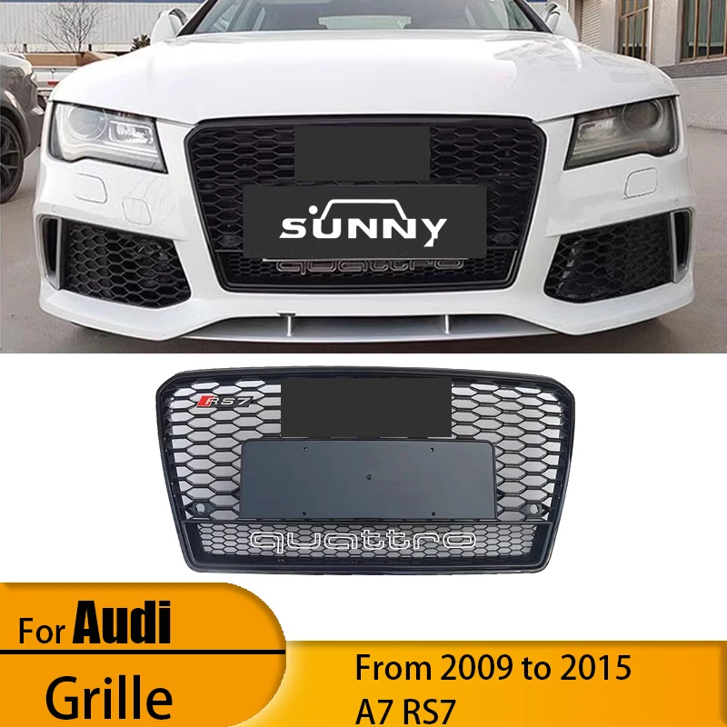 Suitable for 2009-2015 Audi A7 modification RS7 center mesh Older A7 upgraded RS7 4WD model front bar center mesh
Suitable for 2009-2015 Audi A7 modification RS7 center mesh Older A7 upgraded RS7 4WD model front bar center mesh
