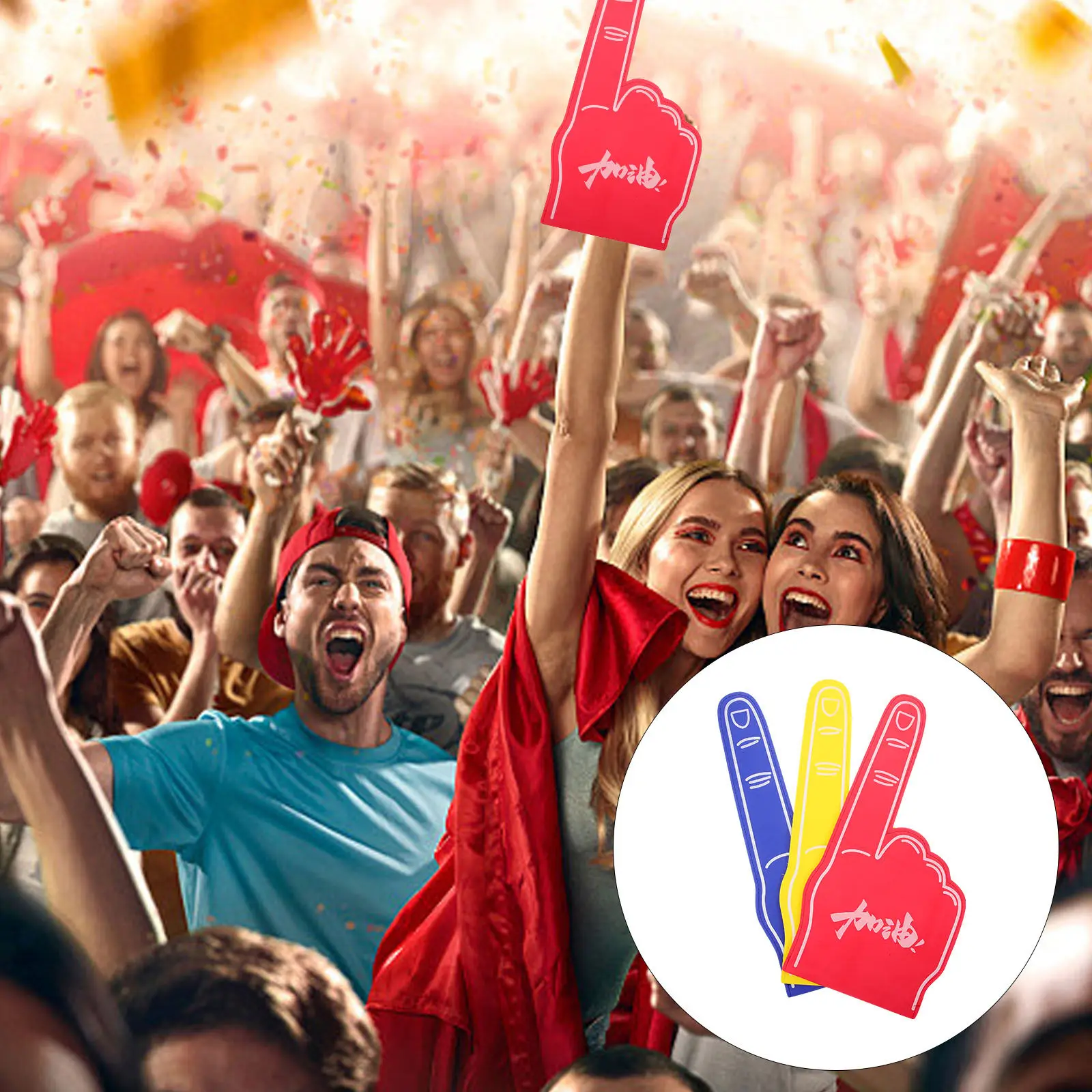 Набор из 6 пенных палочек-гудронов для болельщиков: аксессуары для спортивных мероприятий, вечеринок, футбольных, баскетбольных матчей
Набор из 6 пенных палочек-гудронов для болельщиков: аксессуары для спортивных мероприятий, вечеринок, футбольных, баскетбольных матчей