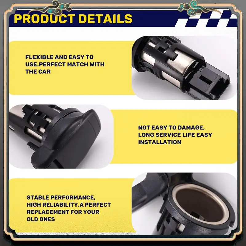 M45K-Car Power Socket For Renault Megane Dacia Koleos 253312923R
M45K-Car Power Socket For Renault Megane Dacia Koleos 253312923R