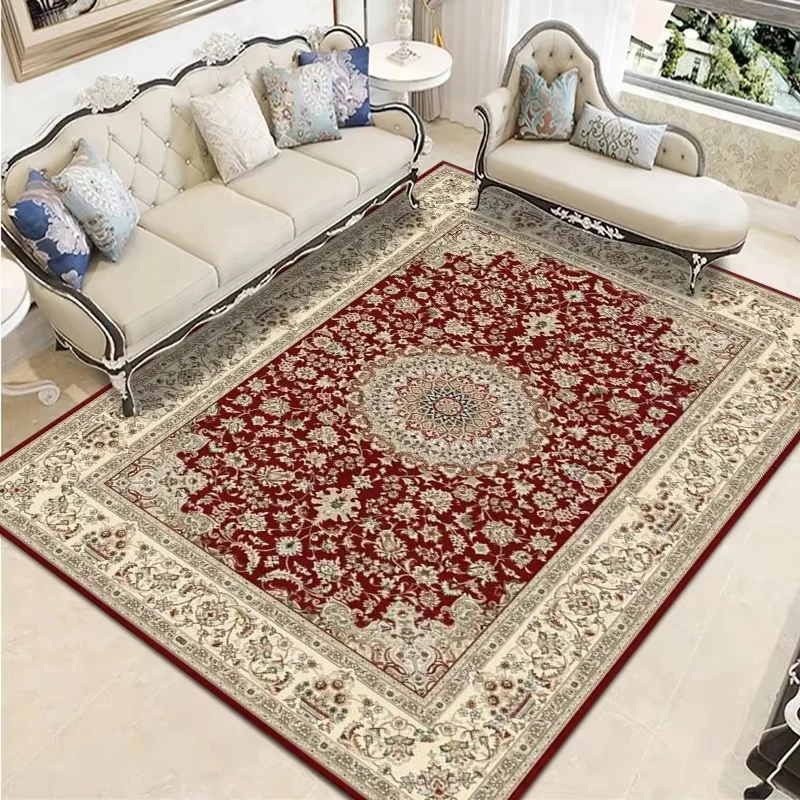VIKAMA European Vintage Floral Living Room Rug Non-Slip Wear-Resistant Decorative Rug For Living Rooms And Bedrooms Home Decor
VIKAMA European Vintage Floral Living Room Rug Non-Slip Wear-Resistant Decorative Rug For Living Rooms And Bedrooms Home Decor