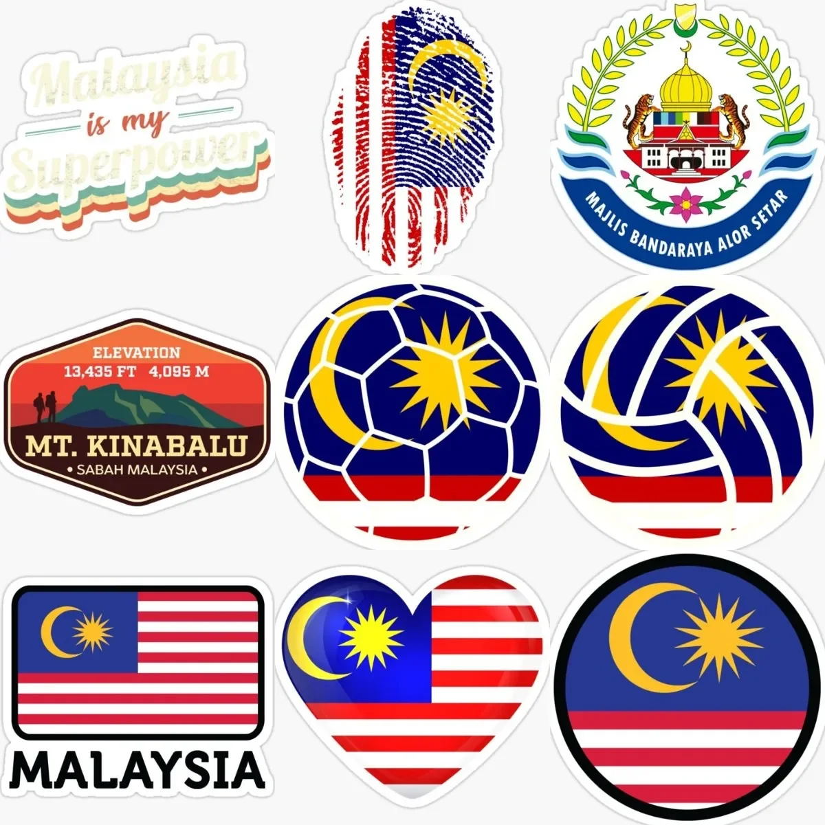 Malaysian MAL Flag Creative Sticker Motorcycle Truck Van Bicycle Car Window Wall Room Glass Helmet Racing Decal Customizable
Malaysian MAL Flag Creative Sticker Motorcycle Truck Van Bicycle Car Window Wall Room Glass Helmet Racing Decal Customizable