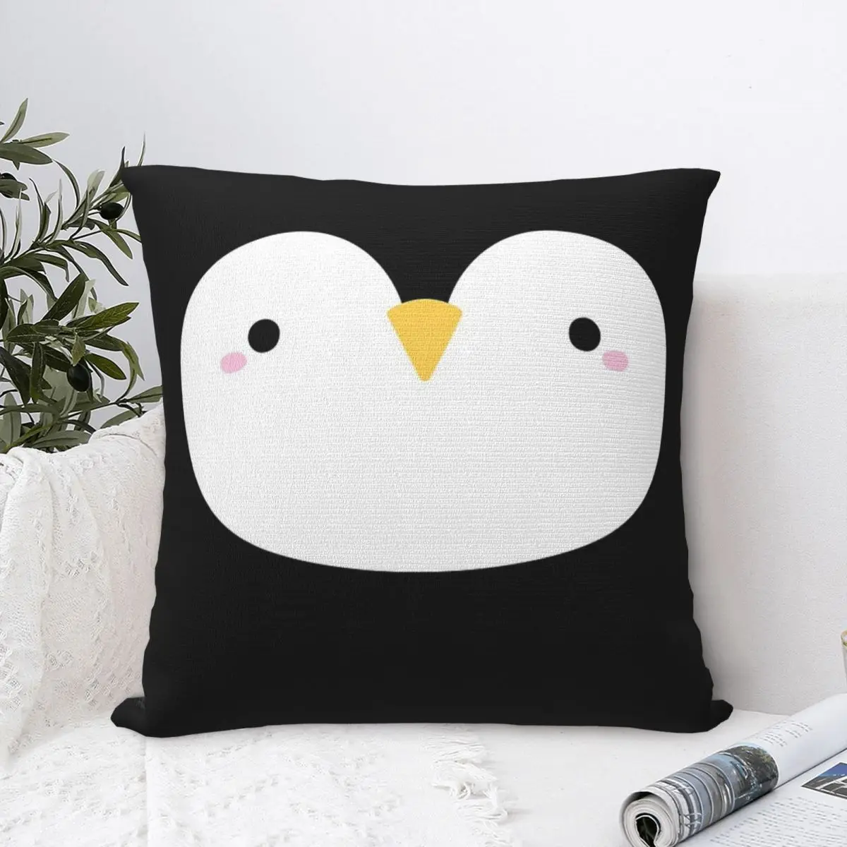 Cute Little Penguin Face Square Pillowcase Polyester Pillow Cover Velvet Cushion Decor Comfort Throw Pillow For Home Sofa
Cute Little Penguin Face Square Pillowcase Polyester Pillow Cover Velvet Cushion Decor Comfort Throw Pillow For Home Sofa