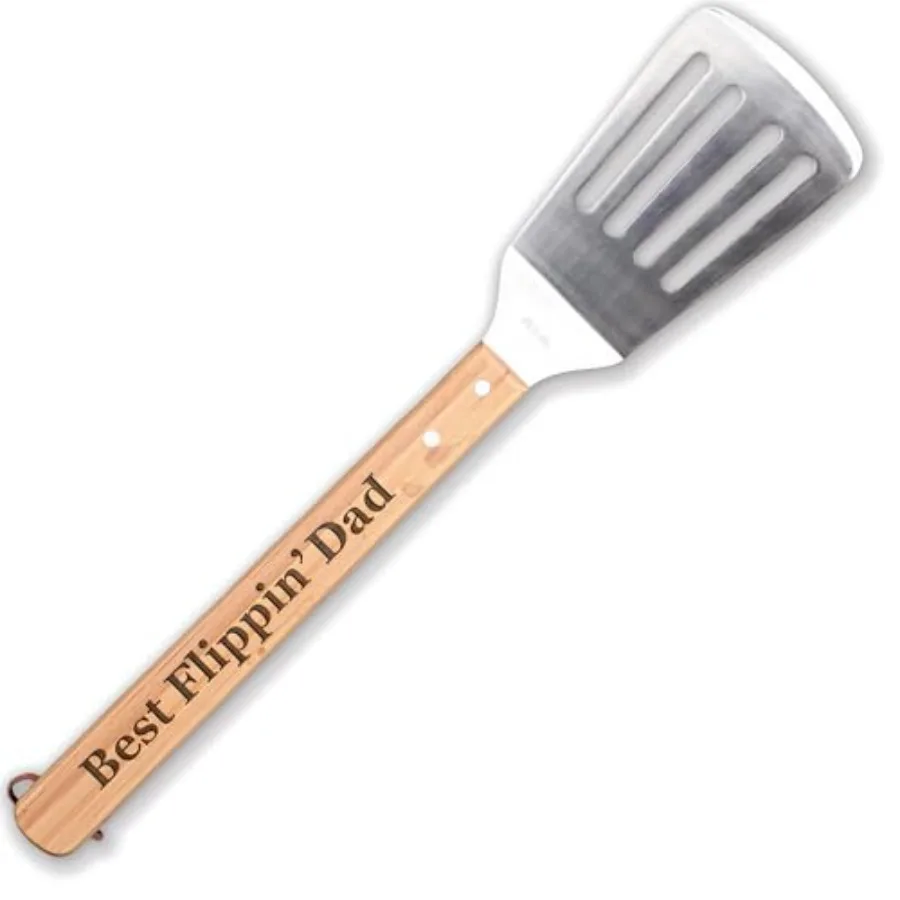 Dad Spatula - Best Flippin' Dad - Fy BBQ Grill Spatulas for Dads Grd - Sturdy Spatula with Laser-Engraved Bamboo Handle - Thoug
Dad Spatula - Best Flippin' Dad - Fy BBQ Grill Spatulas for Dads Grd - Sturdy Spatula with Laser-Engraved Bamboo Handle - Thoug