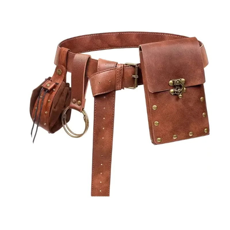 Ретро-сумка на пояс в уйгурском стиле с заклепками
Ретро-сумка на пояс в уйгурском стиле с заклепками