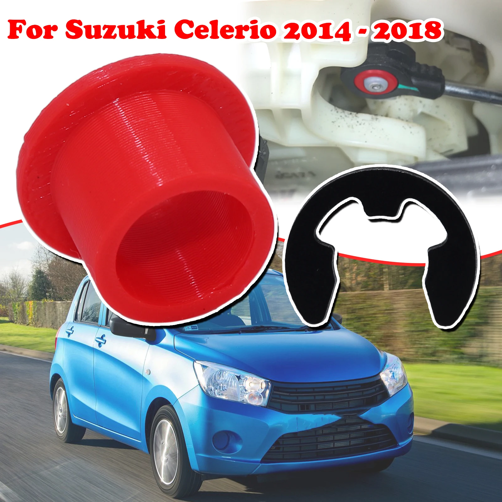 Upgrade Shifter Cable Bushing For Suzuki Aerio Celerio Eiger Ignis Gear Linkage End Grommet with Lock Washer Replacement Repair
Upgrade Shifter Cable Bushing For Suzuki Aerio Celerio Eiger Ignis Gear Linkage End Grommet with Lock Washer Replacement Repair