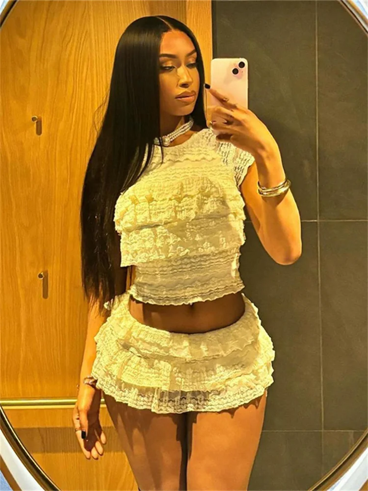 Whatiwear Ruched Elegant 2 Piece Set Women Concert Tierred Sexy Classic Tnak Top+Shorts Skirts Midnight Trend Club Party Outfits
Whatiwear Ruched Elegant 2 Piece Set Women Concert Tierred Sexy Classic Tnak Top+Shorts Skirts Midnight Trend Club Party Outfits