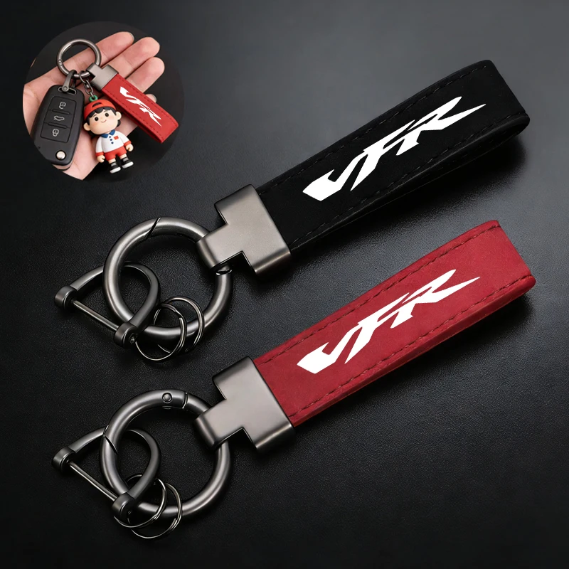 For Honda VFR800 VFR1200 VFR750F VFR 800F 800X VFR 800 750 1200 F High-Grade Leather Suede Keychain Motorcycle Key Ring
For Honda VFR800 VFR1200 VFR750F VFR 800F 800X VFR 800 750 1200 F High-Grade Leather Suede Keychain Motorcycle Key Ring