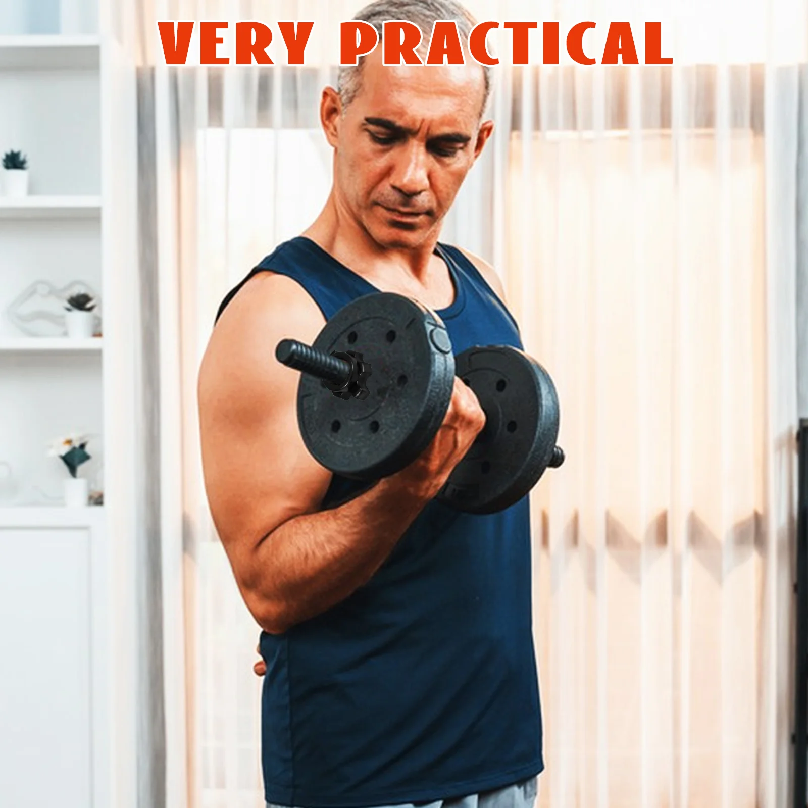 4 Pcs Dumbbel Nut Accessories Man Barbell Converter Pe Bells End Screw for Dumbbell
4 Pcs Dumbbel Nut Accessories Man Barbell Converter Pe Bells End Screw for Dumbbell