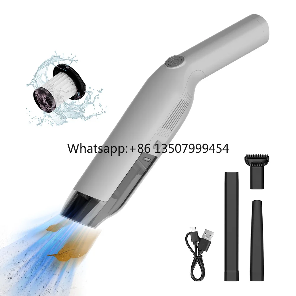 Factory Portable Lightweight BLDC 12000Pa HEPA Filter 4000mAh Battery ABS 3 Nozzles Home Car Vacuum Cleaner Rechargeable Mini
Factory Portable Lightweight BLDC 12000Pa HEPA Filter 4000mAh Battery ABS 3 Nozzles Home Car Vacuum Cleaner Rechargeable Mini