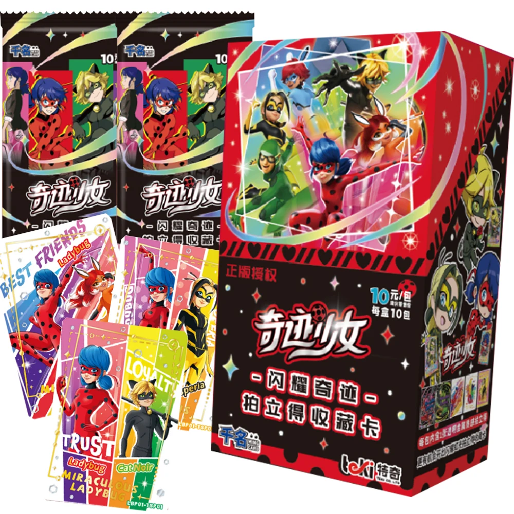 Miraculous Ladybug Original Animated Film Collection Cards Visual Enjoyment Romantic Adventure Exquisite Characters Cards Gifts
Miraculous Ladybug Original Animated Film Collection Cards Visual Enjoyment Romantic Adventure Exquisite Characters Cards Gifts