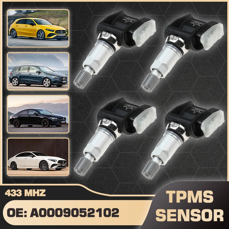 TPMS Tire Pressure Sensor For Mercedes-Benz A B E G GLA GLB GLE GLS Class Mercedes-Benz Sprinter EQA eSprinter GT-4 A0009052102
TPMS Tire Pressure Sensor For Mercedes-Benz A B E G GLA GLB GLE GLS Class Mercedes-Benz Sprinter EQA eSprinter GT-4 A0009052102