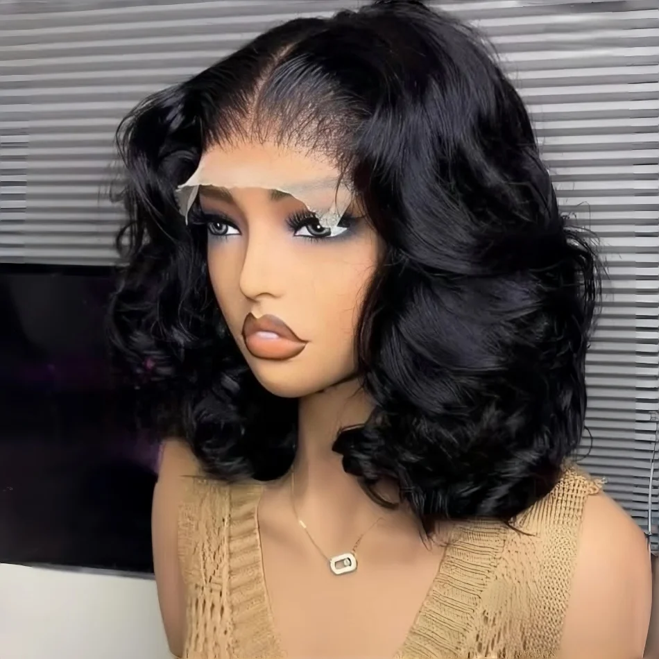 Короткий парик-боб с эффектом Body Wave, 13x4, с прозрачной кружевной передней частью, из натуральных человеческих волос, для чернокожих женщин, 4x4, 5x5, HD, с предварительно выщипанной кружевной передней частью
Короткий парик-боб с эффектом Body Wave, 13x4, с прозрачной кружевной передней частью, из натуральных человеческих волос, для чернокожих женщин, 4x4, 5x5, HD, с предварительно выщипанной кружевной передней частью