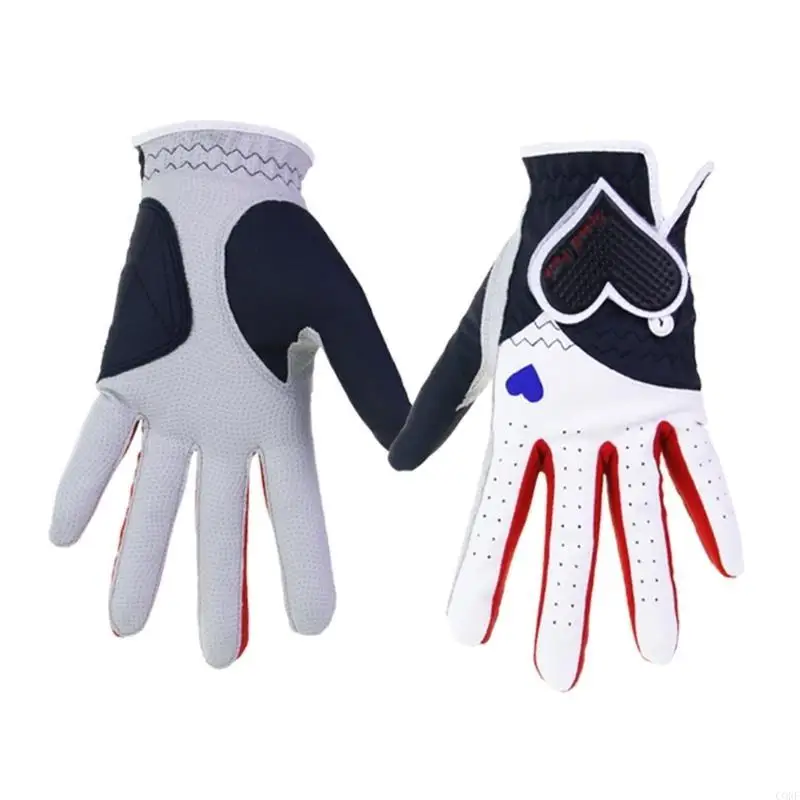 1 Pair Flexible Wear Golfings Performances Women Leather Grip Golfer Gloves
1 Pair Flexible Wear Golfings Performances Women Leather Grip Golfer Gloves