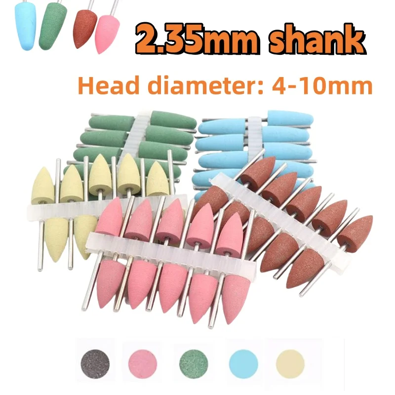 3pcs Silicone Grinding Head 2.35mm Shank Nail Drill Bits Polish Tip Dental Tool Jade Stone Rubber Polishing Tool 4/6/8/10mm
3pcs Silicone Grinding Head 2.35mm Shank Nail Drill Bits Polish Tip Dental Tool Jade Stone Rubber Polishing Tool 4/6/8/10mm