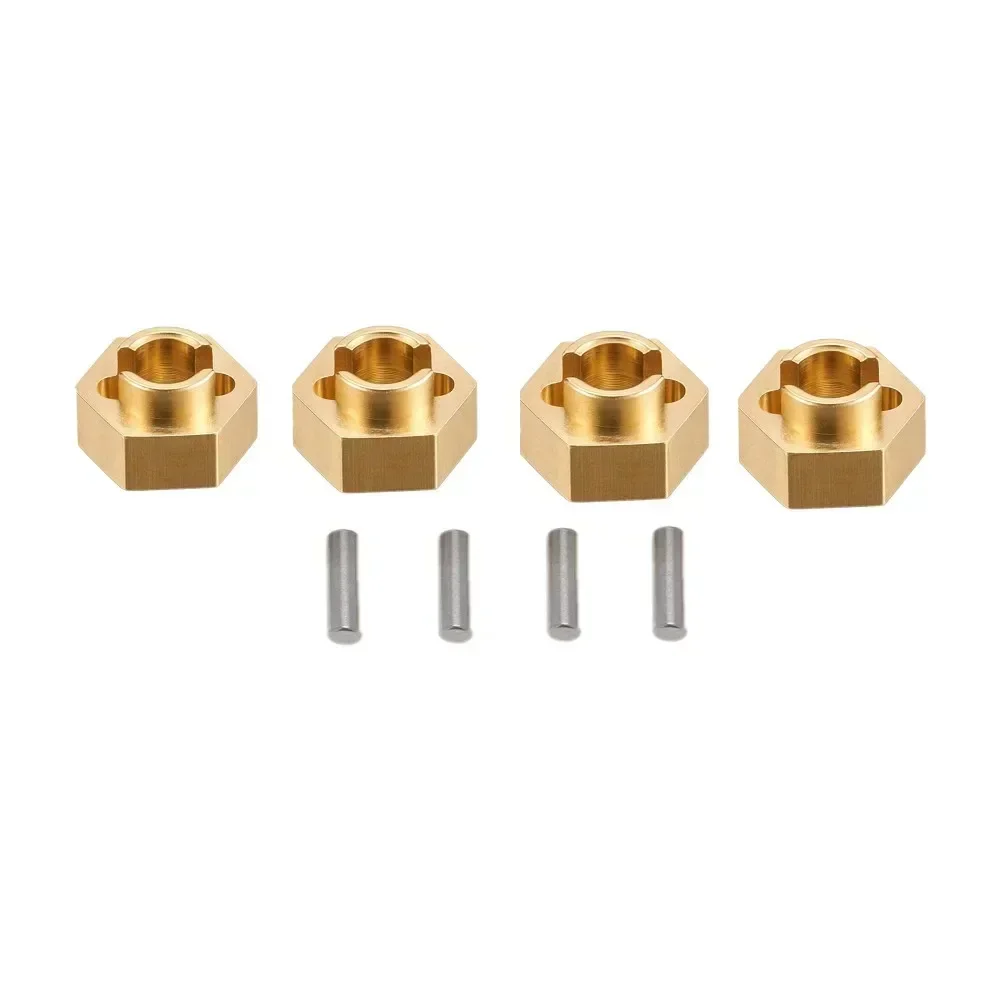 4Pcs Heavy Duty Brass Wheel Hex Adapter Balance Weight for AXIAL SCX24 90081 Upgrades 1/24 RC Crawler Car Parts
4Pcs Heavy Duty Brass Wheel Hex Adapter Balance Weight for AXIAL SCX24 90081 Upgrades 1/24 RC Crawler Car Parts