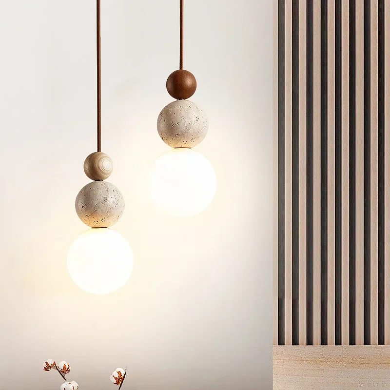 Yellow Travertine Bedside Chandelier Mahogany Nordic Japanese Log Wabi Sabi Style Homestay Single Head Long Line Pendant Lights
Yellow Travertine Bedside Chandelier Mahogany Nordic Japanese Log Wabi Sabi Style Homestay Single Head Long Line Pendant Lights