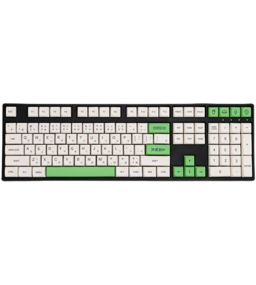 Sublimation XDA Height 137 keys for mechanical keyboard 64/87/980 keycaps Green Japanese PBT
Sublimation XDA Height 137 keys for mechanical keyboard 64/87/980 keycaps Green Japanese PBT