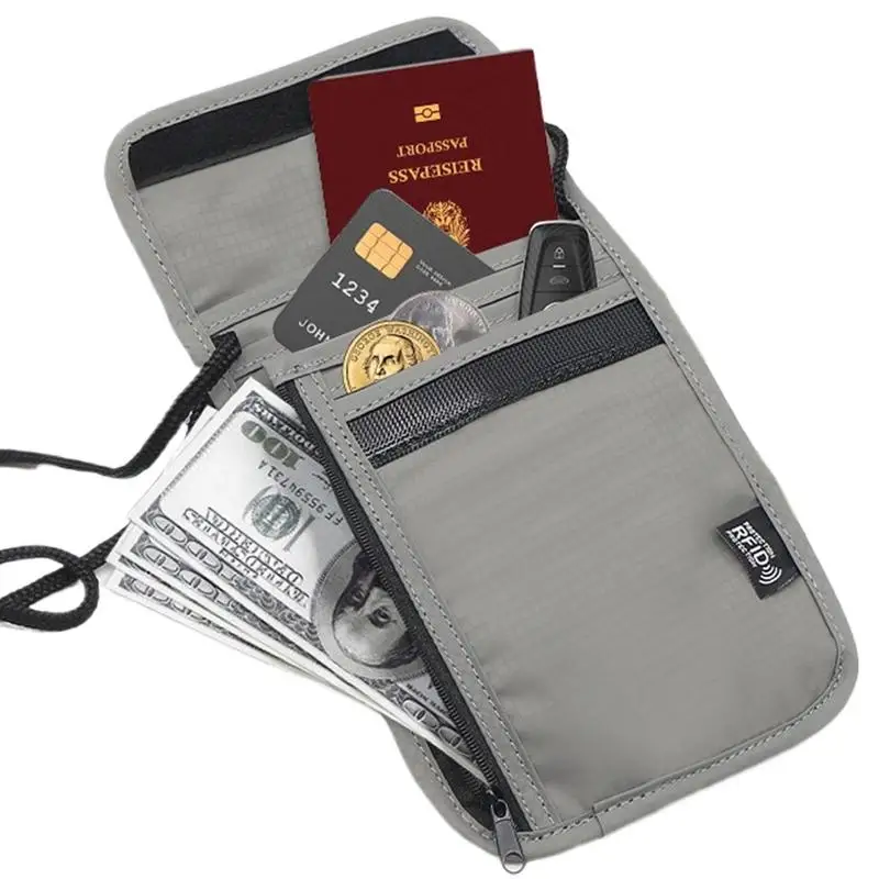 Travel Pouch Neck Wallet Family Passport Holder Organizer Case with RFID Blocking Multi-Pockets Passport Document Credit Case
Travel Pouch Neck Wallet Family Passport Holder Organizer Case with RFID Blocking Multi-Pockets Passport Document Credit Case