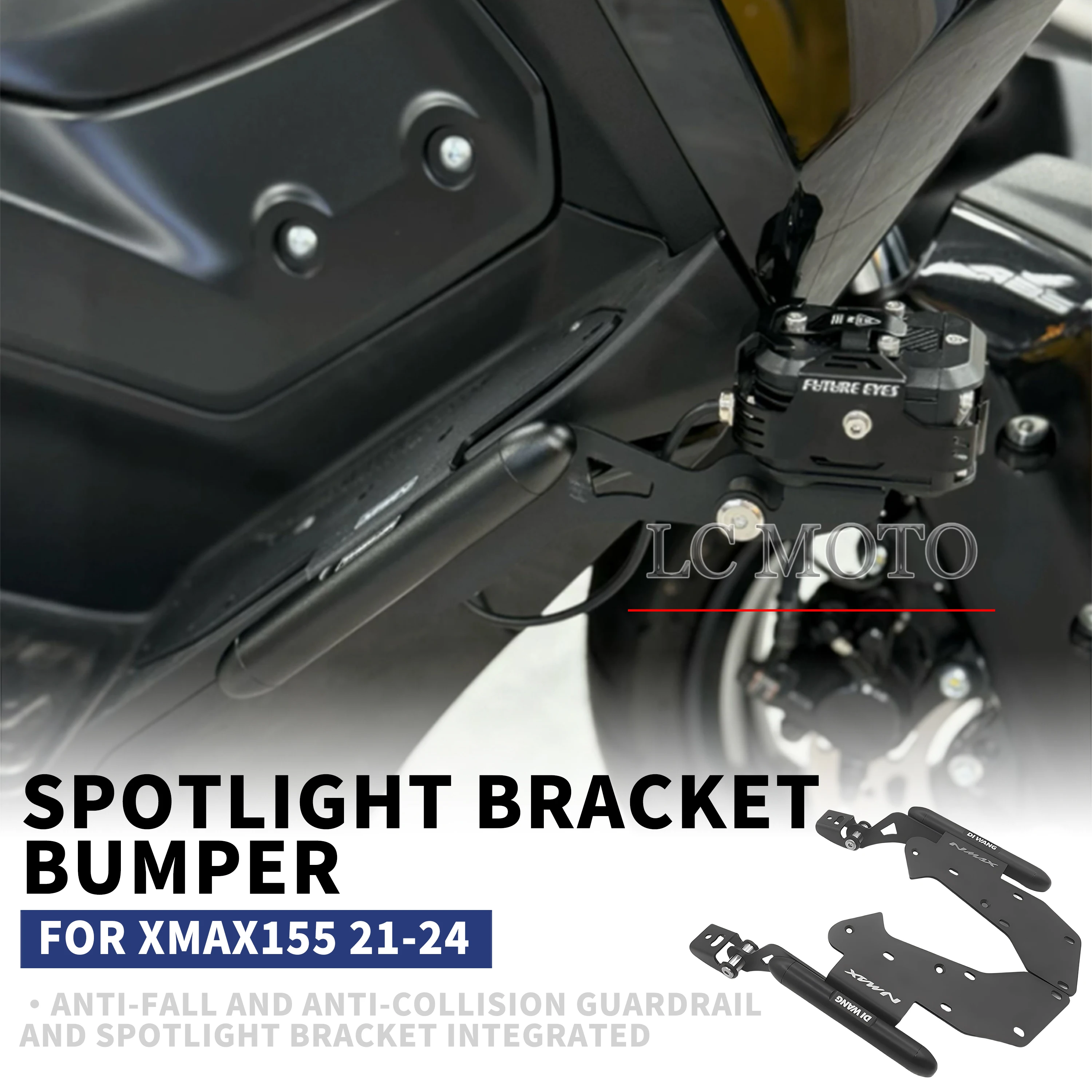 For Yamaha XMAX 155 21-24 Motorcycle Modification Spot Light Bracket Footpeg Crash Bar Anti-Fall Protector Guard Accessories
For Yamaha XMAX 155 21-24 Motorcycle Modification Spot Light Bracket Footpeg Crash Bar Anti-Fall Protector Guard Accessories