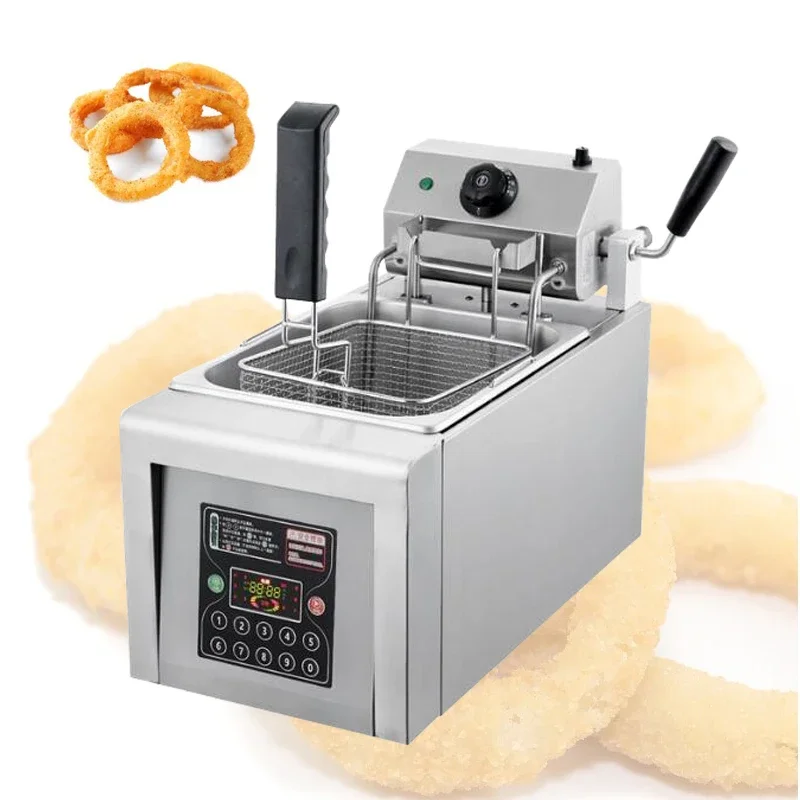 Автоматическая подъемная фритюрница, 2850 Вт, 8 л, одинарный двойной цилиндровый бак из нержавеющей стали, можно отсоединить, для легкой очистки, электрическая фритюрница Ma
Автоматическая подъемная фритюрница, 2850 Вт, 8 л, одинарный двойной цилиндровый бак из нержавеющей стали, можно отсоединить, для легкой очистки, электрическая фритюрница Ma