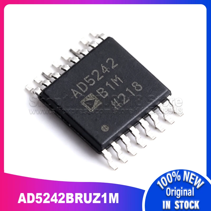 1PCS/LOT AD5242BRUZ1M AD5242 SMD TSSOP-16 100% New Spot stock
1PCS/LOT AD5242BRUZ1M AD5242 SMD TSSOP-16 100% New Spot stock